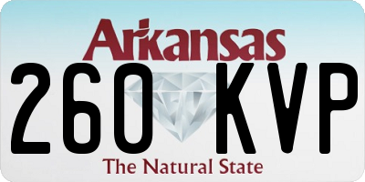 AR license plate 260KVP