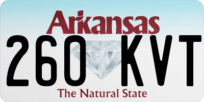 AR license plate 260KVT