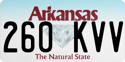 AR license plate 260KVV