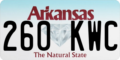 AR license plate 260KWC