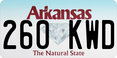 AR license plate 260KWD