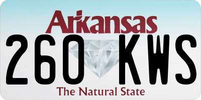 AR license plate 260KWS