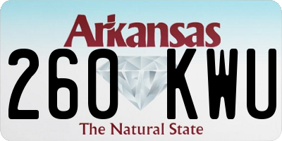 AR license plate 260KWU