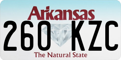 AR license plate 260KZC