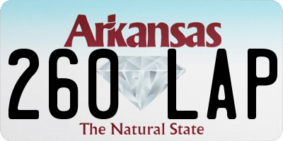 AR license plate 260LAP