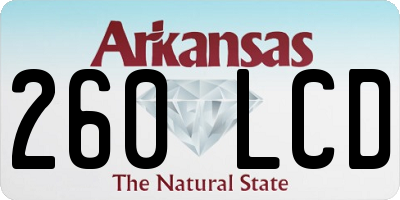 AR license plate 260LCD