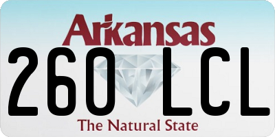 AR license plate 260LCL