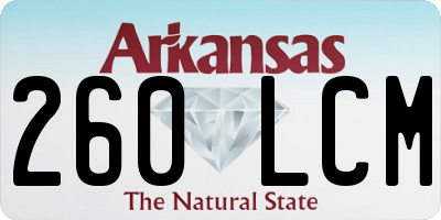 AR license plate 260LCM