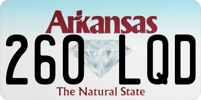 AR license plate 260LQD