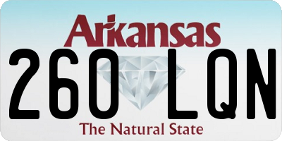 AR license plate 260LQN