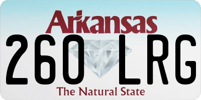 AR license plate 260LRG