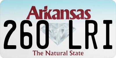 AR license plate 260LRI