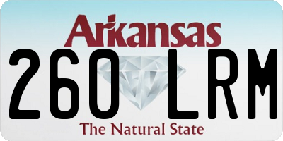 AR license plate 260LRM