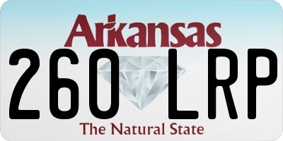 AR license plate 260LRP