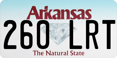 AR license plate 260LRT