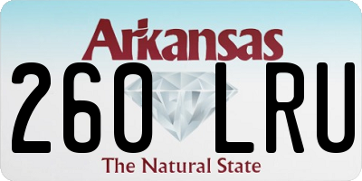 AR license plate 260LRU
