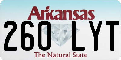 AR license plate 260LYT