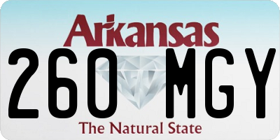 AR license plate 260MGY