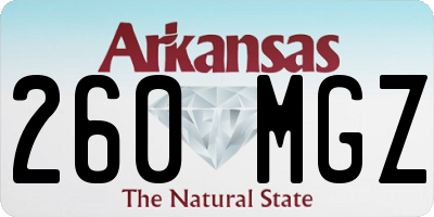 AR license plate 260MGZ
