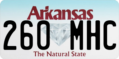 AR license plate 260MHC