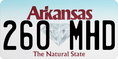 AR license plate 260MHD