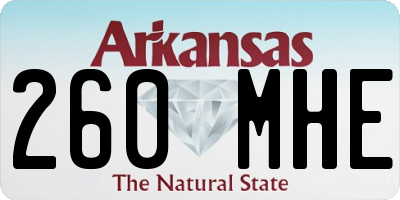 AR license plate 260MHE