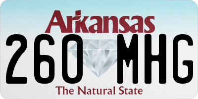 AR license plate 260MHG