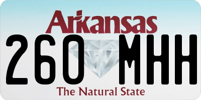 AR license plate 260MHH