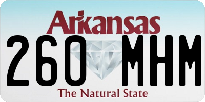 AR license plate 260MHM