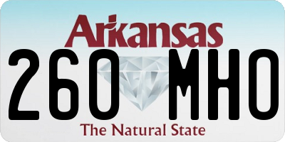 AR license plate 260MHO