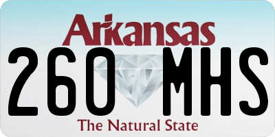 AR license plate 260MHS