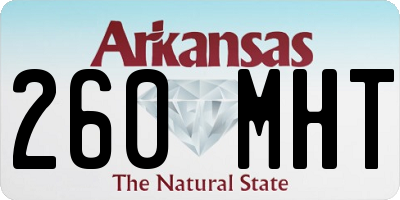 AR license plate 260MHT