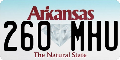 AR license plate 260MHU
