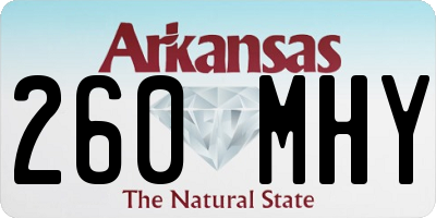 AR license plate 260MHY