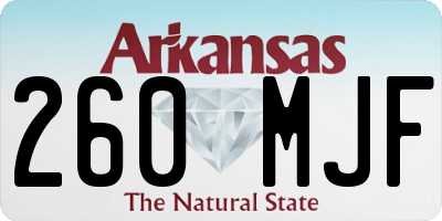 AR license plate 260MJF