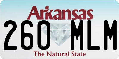 AR license plate 260MLM