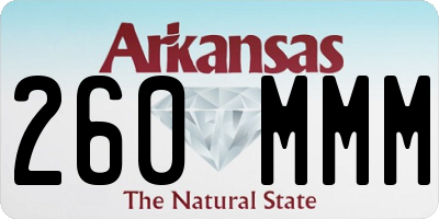 AR license plate 260MMM