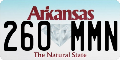AR license plate 260MMN