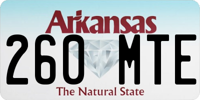 AR license plate 260MTE