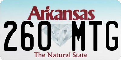 AR license plate 260MTG