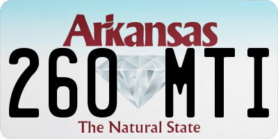 AR license plate 260MTI