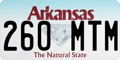 AR license plate 260MTM