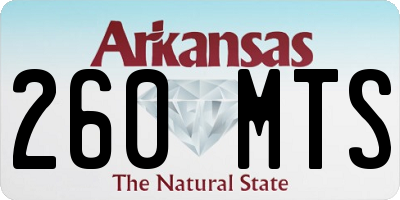 AR license plate 260MTS