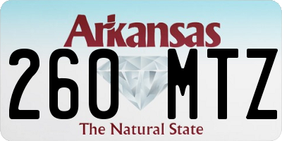 AR license plate 260MTZ