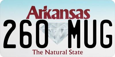 AR license plate 260MUG