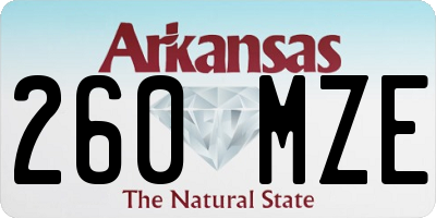 AR license plate 260MZE