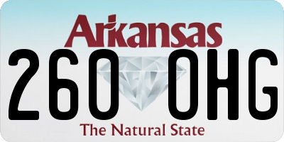 AR license plate 260OHG