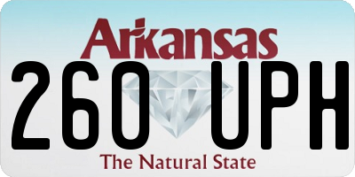 AR license plate 260UPH