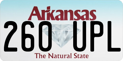 AR license plate 260UPL