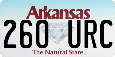 AR license plate 260URC
